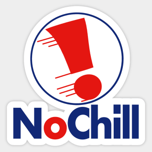 No Chill Logo Sticker